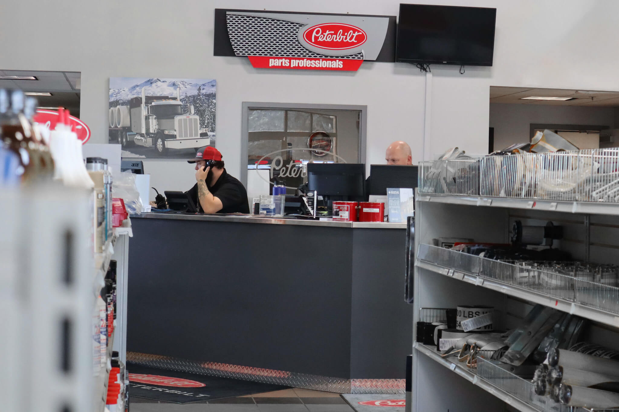 Dobbs Peterbilt Employees at event